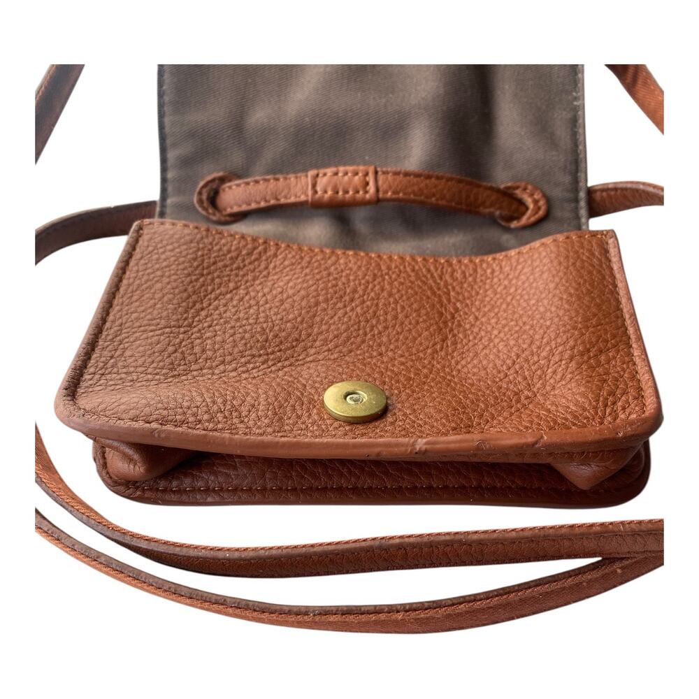 J. Crew Cowhide Leather Mini Crossbody Bag - Picture 8 of 10